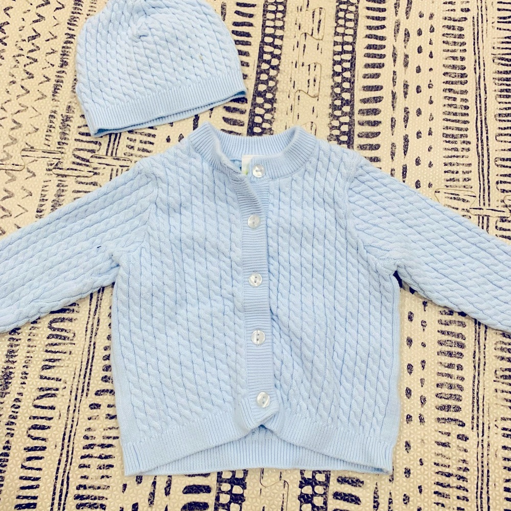 Little me sweater and hat